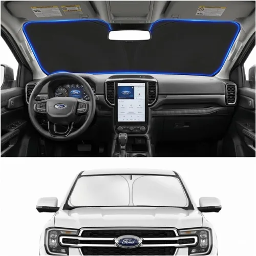 Vista 143 de Parasol para parabrisas para BMW X1 E84 2016-2024 2025, accesorios – Cubierta de parasol para parabrisas de ventana delantera, ajuste personalizado