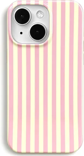 Vista 6 de J.west Funda para iPhone 13 de 6.1 pulgadas, linda funda de teléfono con lunares, TPU suave, delgada, a prueba de golpes, para mujeres y niñas, azul