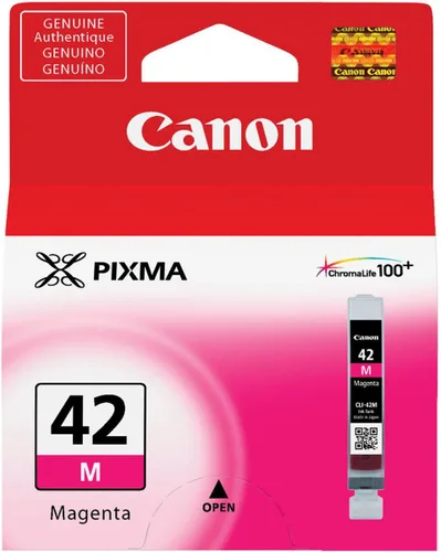 Vista 2 de Canon Cartucho de tinta magenta CLI-42, paquete de 2
