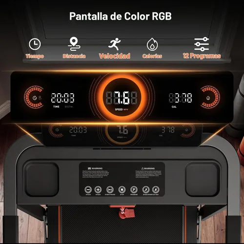 Vista 5 de Cybergoing T16 Treadmill for Home Powered By Bosch®, Walking Pad