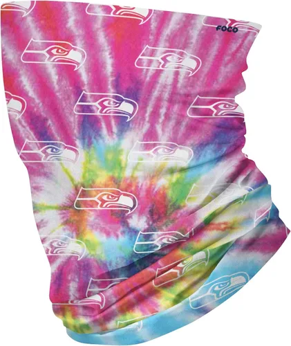 Vista 143 de FOCO NFL unisex-adult Nfl Team Logo Neck Gaiter Multiuse Mini impresión del color del equipo.