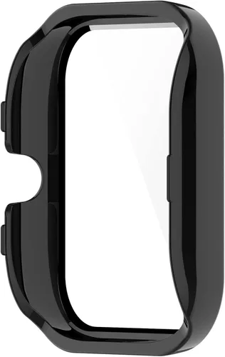 Vista 5 de Funda protectora compatible con Amazfit GTS 4 Mini protector de pantalla, carcasa completa de policarbonato duro, antiarañazos, cubierta completa