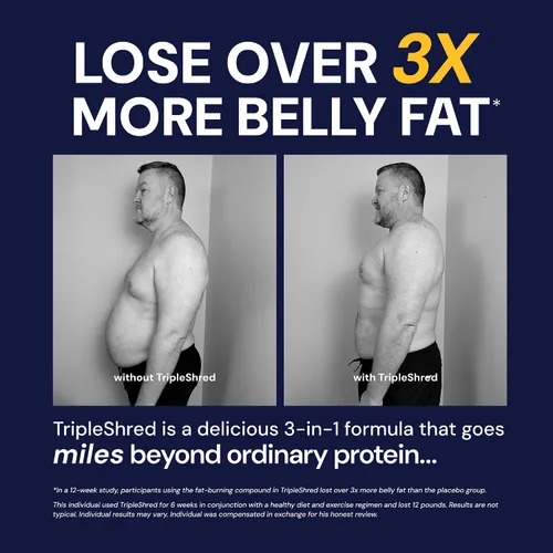 Vista 3 de TripleShred Fat Burning Protein Músculo magro Metabolismo Energía