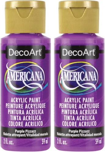 Vista 4 de DecoArt Americana Pintura acrílica, 2 onzas, ciruela negra