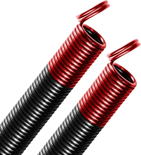 Vista 16 de Muelles de extensión de puerta de garaje de doble bucle para servicio pesado de 80 libras (paquete de 2) - Dorado Muelles para reparación