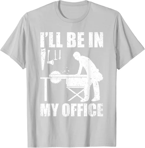 Vista 73 de Camiseta divertida de manga corta para hombre, carpintería, carpintería, carpintería, regalo Negro