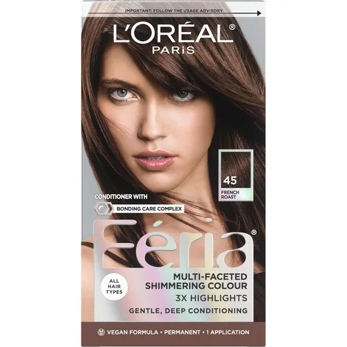 Vista 21 de L'Oreal Paris Feria - Tinte permanente brillante multifacético para el cabello, tinte de alta intensidad para reflejos 3X, 10 negro azabache