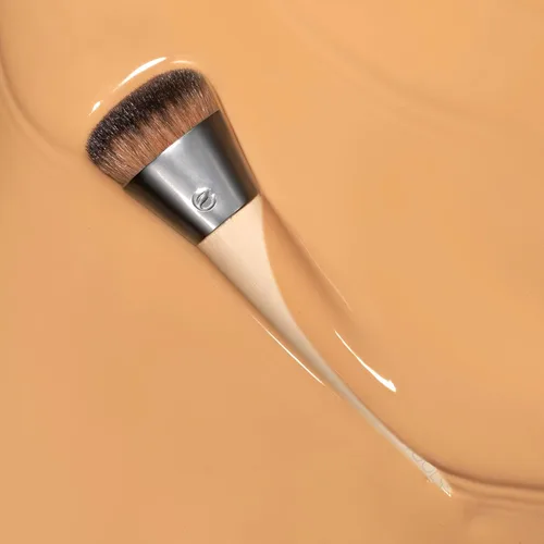 Vista 5 de EcoTools Wonder Cover - Brocha para cutis, brocha de maquillaje para aplicación y mezcla impecable de base, brocha base de cobertura completa
