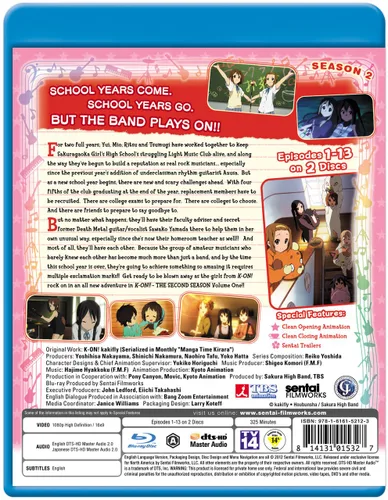 Vista 3 de K-On! Season Two, Collection 1 Blu-ray