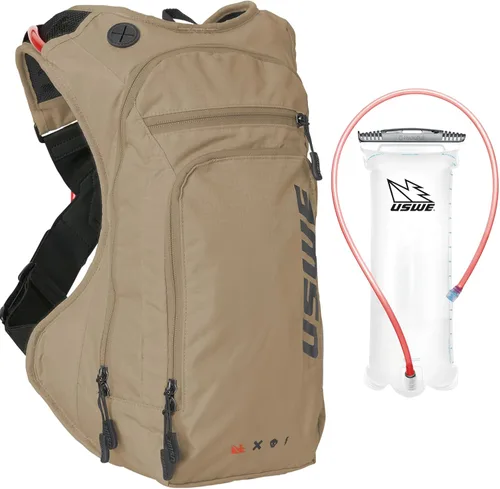 Vista 10 de USWE Outlander Moto Paquete de Hidratación, Mochila de Hidratación para Correr, Senderismo con Cámara de Agua, Hidropack para Hombres y Mujeres