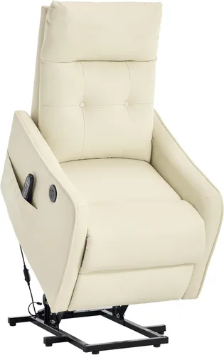 Vista 18 de Silla reclinable eléctrica con elevación Trustyue con calor y masaje, sillas elevadoras para asistencia al estar de pie, silla pequeña con elevación