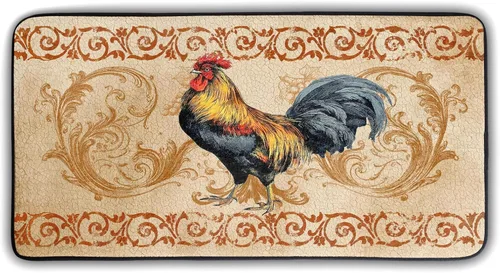 Vista 9 de Tapetes y alfombras antideslizantes para cocina, antideslizantes, antifatiga, lavables, para el piso de la cocina en la parte delantera