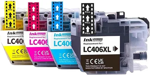 Vista 10 de LC406 LC-406 LC-406XL LC406XL Compatible Ink Cartridge for Brother MFC-J4335DW J4345DW J4535DW J5855DW J5955DW J6555DW J6955DW(LC406 1SET)