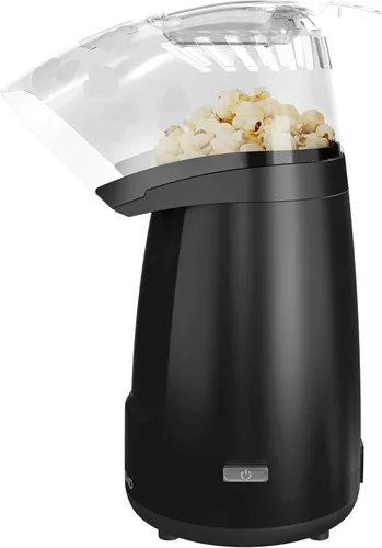 Vista 2 de West Bend Air Crazy - Máquina para hacer palomitas de maíz de aire caliente, 4 cuartos de galón, sin aceite, para aperitivos más saludables Negro