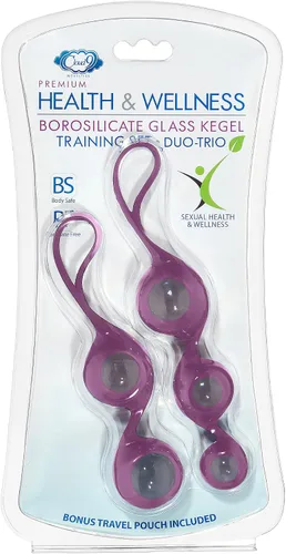 Vista 2 de Cloud 9 Health & Wellness BOROILICATE KEGEL Training Set - Ciruela