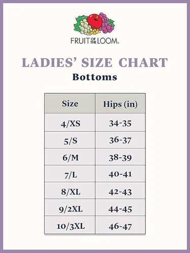 Vista 6 de Fruit of the Loom Ropa interior Beyondsoft para mujer (talla regular y grande)