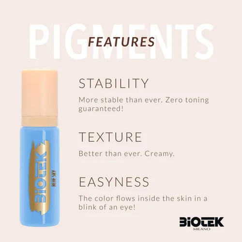 Vista 4 de Pigmento de ojos para maquillaje permanente de ojos - Blue Sky - 0,50 fl.oz.