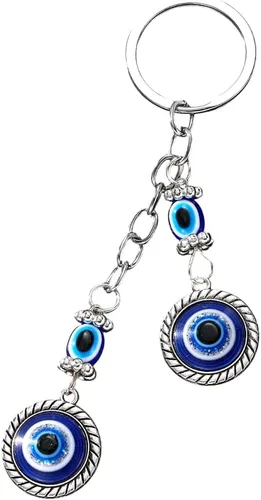 Vista 17 de Llavero de mano Hamsa de mal de ojo para llavero de coche, bolso de buena suerte, amuleto