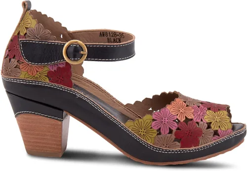 Vista 6 de Spring Step L'Artiste Zapato Avnia con correa al tobillo para mujer Negro Multi