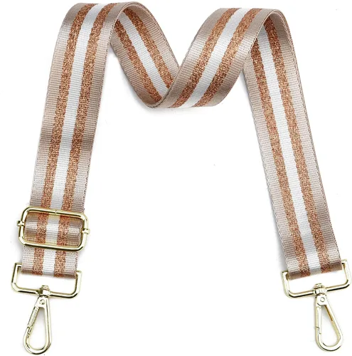 Vista 21 de LVYOUME Correa para bolso, accesorios plateados, correas anchas para bolsa, correa de hombro ajustable para bolsos