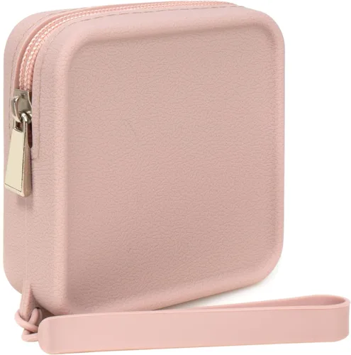 Vista 9 de Bolsa de maquillaje grande de silicona, bolsa de aseo de viaje para mujer, bolsa de maquillaje grande, organizador portátil para cosméticos, bolsa