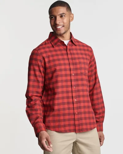 Vista 2 de Real Essentials Paquete de 3 Camisa de manga larga con botones de popelina y bolsillo para hombre (disponible en tallas grandes y altas)