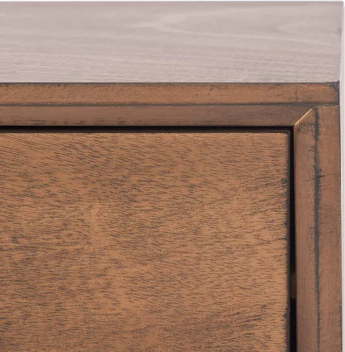 Vista 4 de Safavieh Home Collection Mozart Mid-Century - Mesa auxiliar rectangular con 2 cajones