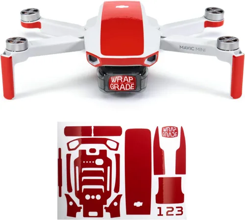 Vista 12 de Wrapgrade Skin compatible con DJI Mavic Mini Color decorativo
