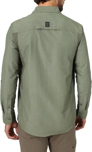 Vista 2 de ATG by Wrangler - Camisa de manga larga para hombre, hecha de material mezclado.