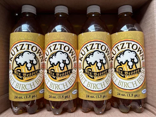 Vista 11 de AmishTastes Kutztown Birch Beer, famosa bebida Amish, 4 unidades, botellas de 24 onzas