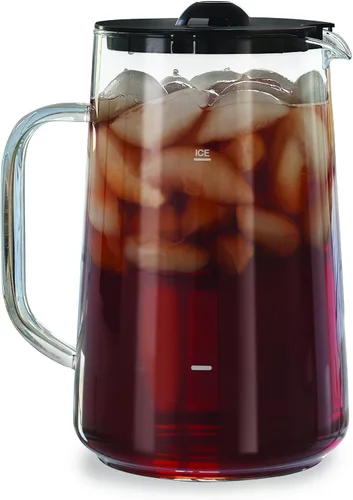Vista 3 de Capresso 6624 Jarra de vidrio para té helado, 80 onzas (2.5 cuartos de galón)