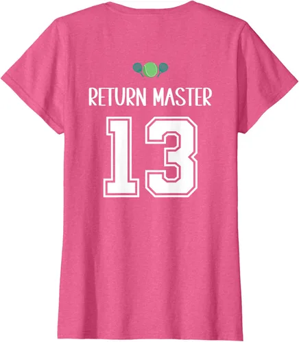 Vista 49 de Camiseta divertida del grupo de tenis de pádel para el equipo de pádel