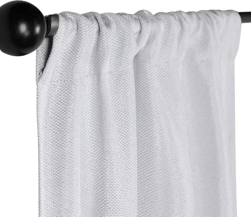 Vista 16 de Superior Cortinas opacas, aisladas, cortinas con bloqueo solar para dormitorio, sólidas, texturizadas, ventana de sala de estar, tejido térmico