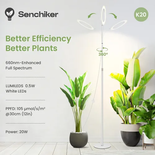 Vista 2 de Luces de Plantas Grandes para Cultivo en Interiores 24V, Espectro Completo Mejorado de 660nm, Luz de Cultivo LED LUMILEDS, Lámpara de Cultivo de 8.1
