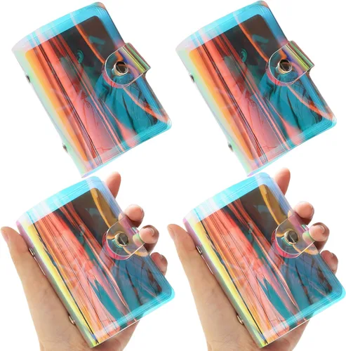 Vista 10 de Álbum de fotos holográfico pequeño de 2 x 3 pulgadas, compatible con Fujifilm Instax Mini Film/Polaroid Film/Kpop Photocard Tarjeta de crédito