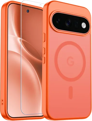 Vista 159 de SUPFINE Funda magnética para Google Pixel 10 Pro XL con protector de pantalla (imanes integrados) (protección contra caídas de grado militar)