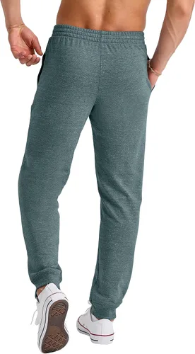 Vista 2 de Hanes Originals - Pantalones deportivos de rizo francés para hombre, pantalones deportivos ligeros con bolsillos, entrepierna de 30 pulgadas