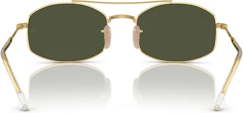 Vista 4 de Ray-Ban Unisex Sunglasses Gold Frame, Light Brown Lenses, 51MM