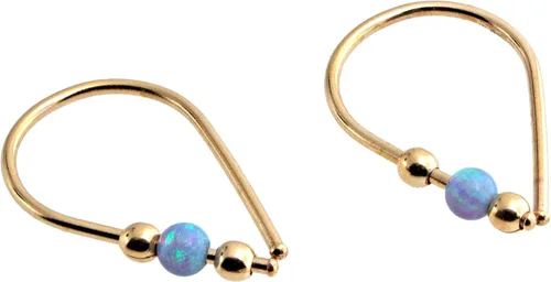 Vista 21 de 13mm de plata de ley 20 GA Aretes de aro invertidos colgantes de lágrima hipoalergénicos ligeros con hilo para mujer