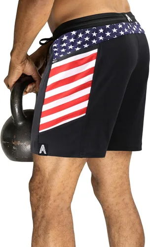 Vista 44 de Anthem Athletics Hyperflex - Pantalones cortos de entrenamiento para hombre Elástico en 4 direcciones, movilidad sin restricciones, levantamiento