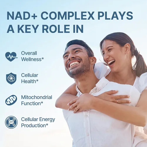 Vista 6 de Suplemento NAD+ de 1600 mg de fuerza extra, alternativa liposomal NMN con resveratrol, urolitina A, CoQ10, quercetina y ALA, energía mitocondrial