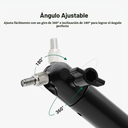 Vista 5 de Holicfun Soporte de pared universal para panel solar para Ring, Eufy, Arlo, Wyze, Reolink y más, brazo de montaje extendido, ajustable en múltiples