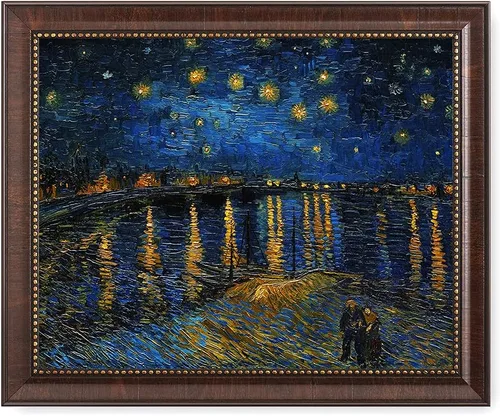 Vista 38 de Serie de pinturas de Vincent Van Gogh (favoritos). Reproducción de arte clásico de Van Gogh, impreso en lienzo, Algodón, Almond Blossom, 16x20