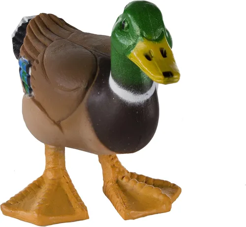 Vista 4 de Safari Ltd. Figura de pato real pintada a mano, realista de 3 pulgadas, juguete educativo divertido para niños, niñas y niños a partir de 3 años