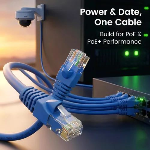 Vista 7 de GEARit Paquete de Cables Ethernet Cat 6 - Paquete de 20 Cables de Conexión Ethernet Cat6 de 1 pie Cable de Conexión de Red RJ45, Conectores