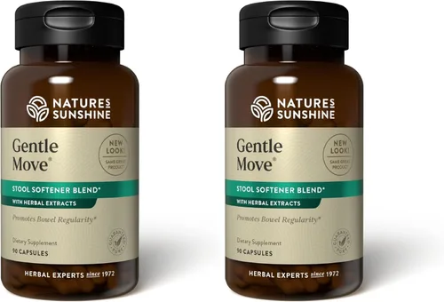 Vista 6 de Nature's Sunshine Gentle Move: Experimenta apoyo digestivo diario y alivio natural del estreñimiento con fibra natural para heces suaves