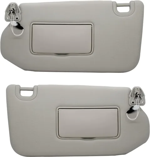 Vista 9 de NHILES Visera Solar Izquierda del Conductor con Lámpara y Espejo para Nissan Pathfinder 2013-2020 2014-2020 Infiniti QX60 y 2013 Infiniti JX35, OEM