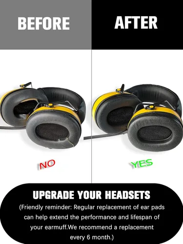 Vista 8 de PROHEAR Auriculares de radio FM 027 AM con pantalla digital almohadillas de espuma para los oídos