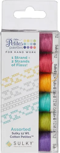 Vista 4 de SULKY OF AMERICA Sulky Sampler 12wt Cotton Petites 6/Pkg-2nd, segundo surtido más popular 6