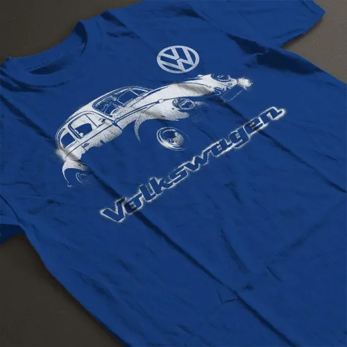 Vista 4 de Volkswagen Beetle Spray Paint Camiseta de mujer